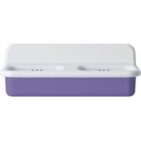 Lavabo retro doble de cerámica de 102 cm - True Colors Lite - Lila