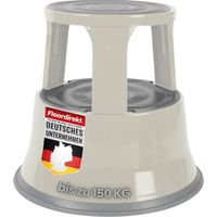Rollhocker Elefantenfuß Stahl T1 Lichtgrau