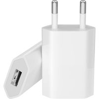Lot de 2 chargeurs USB, embout de chargeur pour iPhone