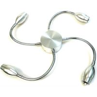 Applique Lampada Da Parete A Led 4X2W 220V Flexible Bianco Freddo