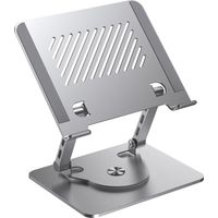 Support pour ordinateur portable, support portable, support de bureau rotatif, dissipation de la chaleur, pliable, augmentation de la hauteur