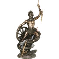 Signes Grimalt Person -Abbildungen Figur Taranis Gott Celta Bronze Golden 25x9x12CM 27348