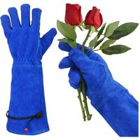 Puncture-resistant gardening gloves, thorn and cut-proof for gardeners.
