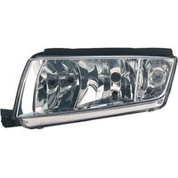 Phare avant gauche H7/H3 chromé Skoda Fabia 1 2000-2007