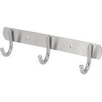Badezimmer Square Base Drei Zinke Haken Rack Handtuch Kleidung Wandhalter 200mm Länge (0ea2b8b439545