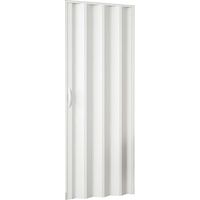 Porta a soffietto in PVC con apertura laterale e chiusura magnetica - Bianco