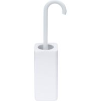 Lineabeta - Porte-balai Baston céramique / silicone blanc