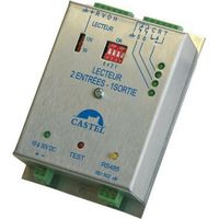 Castel 110.1200B - Dispositivo VDIP Connessioni 1 lettore, 2 ingressi, 1 uscita