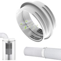 Tuyau Climatiseur Mobile Adaptateur Clim Fenetre, 130 mm intérieur/150 mm Extérieur, Raccord de Tu-yau d'échappement de Climatisation, Adaptateur de Tuy-au D'échappement pour Climatisation