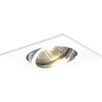 Deckeneinbauleuchte Quad H 230 V, max. 50 Watt, 82x82 mm, weiß