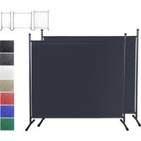 Set 2 Stück Paravent in mehreren Farben & Größen - Raumteiler Stellwand Blickdicht Innen & Außen - Garten & Balkon Sichtschutz Trennwand