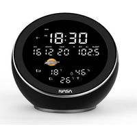 NASA WSP1500BK STATION MÉTÉO AVEC ENCEINTE BLUETOOTH, NOIR SW274