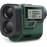 Huepar HLR1000 Golf Entfernungsmesser 1000M/1100Yards mit Handheld LCD Display und Winkelfunktion, 6X Multifunktionaler Rangefinder Lasermessgerät für Entfernung, Geschwindigkeit, Winkel, Höhe Messung