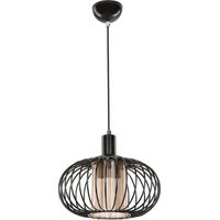 Terla MDL3674 Pendelleuchte mit Eisenstruktur und Glasdiffusor