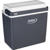 Zorn Kühlbox elektrisch ZA24 12V Anschluss Auto & Caravan grau/weiß 21,9 L Kühlbox