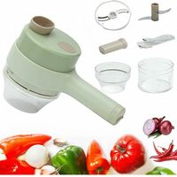 PinkElectric vegetable cutter, multi-function dice food vegetable cutter, cordless onion vegetable cutter