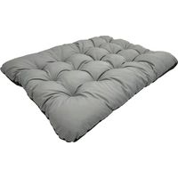 Cama para perro PRESTIGE cojín 80x60 cm impermeable gris
