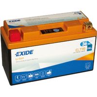 Exide ELT9B 12V 3Ah Lithium Motorradbatterie LiIon 190A