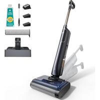 VACTIDY Kabelloser Waschsaugerbürste Cleanova X7 - Trocken-/Nassreiniger 3-in-1 - 180° Neigung - Selbstreinigung - Randreinigung - Ideal für haftende Verschmutzungen