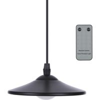 Tomshine 3 W extérieur suspendu à énergie solaire 4 LED lumière de hangar 250 lm lampe suspendue avec télécommande pour jardin cour patio balcon maison paysage