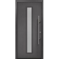 Puerta de entrada metálica PRO ant.CH703 Satinato B1100mm H2100mm recta RC2 DIN EN1627