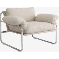Fauteuil en chenille et fer Evani SKLUM