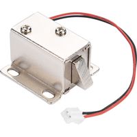 serrure de porte-Serrure Électromagnétique Solenoid 12V Ultra-Mince pour Porte Cabinet