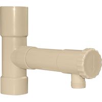 - Collecteur Eau de Pluie Ø50 mm Sable pour Descente de Gouttière - Raccord Récupérateur Eau Sortie Filetée 20x27