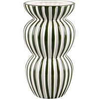 Vase en céramique rayure contrastée verticale ZEBRA