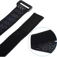 Sangle Pour Bottes - Élastique Réglable Avec Velcro - Pour Bottes Hautes Mi-Mollet Et Basses - 1 Paire + 12 Bandes Auto-Agrippantes