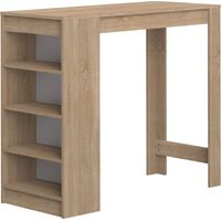 Symbiosis Aravis Tavolo da bar, rovere naturale 115x50x102,7 cm