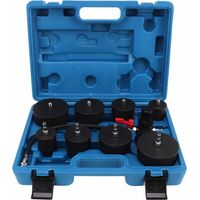 Testeur de fuite du système Turbo, turbocompresseur, Kit de Test de fuite de pression d'air avec testeur de manomètre, 9 pièces