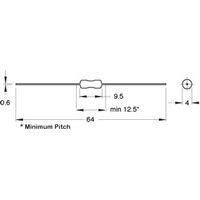 FASTRON Drosselspule, SMCC, axial, 33 µH, 500 mA