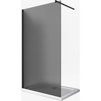 Glaswerk Westfalen - Parete doccia walk-in LiLy 160x200 cm, vetro grigio