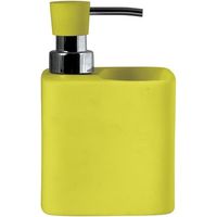 Distributeur de savon & porte éponge céramique MALAGA Vert MSV