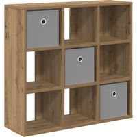 Sideboard/Anrichte/Buffet mit Schubladen Artisan-Eiche 73,5 x 24 x 69,5 cm LXWW473023