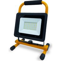 KELI - Projecteur LED 50W, 6500K Spot Led Extérieur 64 LED Projecteur de chantier Exterieur Led IP65 Etanche 4500LM, Verre trempé
