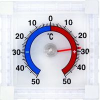 Thermomètre de fenêtre intérieur/extérieur autocollant