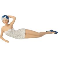 Statuette Femme "Maillot de Bain" 50cm Blanc