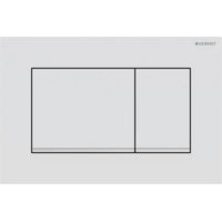 Sigma20 (ex Sigma30) Betätigungsplatte für 2-Mengen-Spülung, Square weiß matt 115.883.JT.1