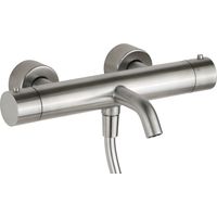 Thermostatischer Badmischer aus Edelstahl AISI 316 Ercos Stilox BTSTLXVA01 Termostatico - edelstahl gebürstet