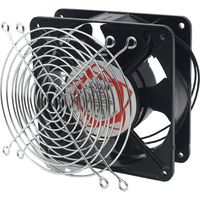 Ventilateur axial haute température 120 x 120 x 38 mm – Silencieux – Compatible avec poêles et chaudières à bois – Économie d'énergie jusqu'à 30%