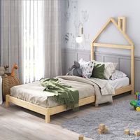 Lit enfant LIZ Naturel 90x190 cm