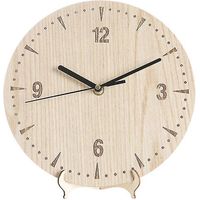 Horloge murale en bois pour l'affichage de l'heure