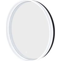 Swiss Aqua Technologies Fusion by Siko Specchio da parete rotondo con illuminazione LED e sensore 60x60 cm, trasparente (SATZFUL