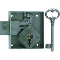 Serrure électrique pour armoire gauche – Axe 30 mm – Hauteur 73 mm – Largeur 55 mm – Main gauche – Coffre acier – Devismes