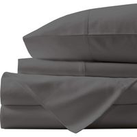 Sheet Set - Egyptian Cotton - 1000 Thread Count - Sateen Weave - Deep Pocket Fit - For Double Bed - 4 Pieces
