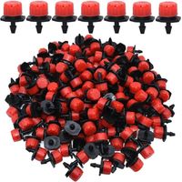 150pcs Drippers, Irrigation Drippers, Garden Emitter Sprinkler Nozzles, 360° Adjustable Automatic Drip Irrigation for Plant Greenhouse Lawn DIY