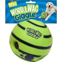 Wobble Wag Giggle Ball, interaktives Hundespielzeug, macht lustige Lachgeräusche beim Rollen oder Schütteln