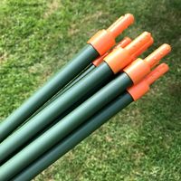 Lock & Roll Extendable Garden Plant Stakes - 1.2m x 16mm Ø (pack of 10)